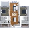 Floor plan: B1-E