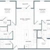 Floor plan: B1C