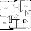 Floor plan: B2a West- Floor 3