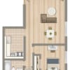 Floor plan: 1 Bedroom