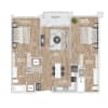 Floor plan: B2B
