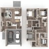Floor plan: TH-D1