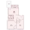 Floor plan: 2BR