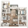 Floor plan: B2