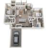 Floor plan: Falcon with Garage