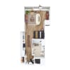 Floor plan: Studio - E (ADA) 