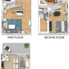 Floor plan: Burberry Townhouse with Den