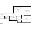 Floor plan: 1 Bed - 1 Bath | a25 - Weiler