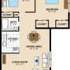 Floor plan: Two Bedroom