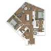 Floor plan: B1BD