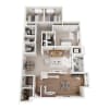 Floor plan: 3x2 - Gold