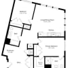 Floor plan: B10 | 2 Bed | 2 Bath