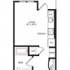 Floor plan: SA w/ Balcony