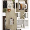 Floor plan: 1 Bed/1 Bath-A4