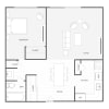 Floor plan: 1x1