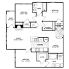 Floor plan: Transitional 3 Bdrm