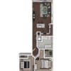 Floor plan: B 2x1