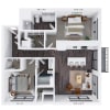 Floor plan: B6