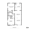 Floor plan: 2 Bed 1 Bath