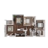 Floor plan: Ptarmigan 2x2