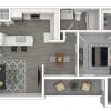Floor plan: 1 Bedroom 1 Bath