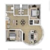 Floor plan: 22B