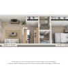 Floor plan: 1 Bedroom, 1 Bath