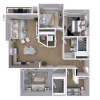 Floor plan: 3x2-1439