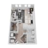 Floor plan: 0x1