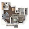 Floor plan: 2X1A