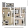 Floor plan: 21.5BTHPZ
