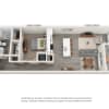 Floor plan: A9 - 1 Bed, 1 Bath