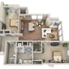 Floor plan: B5 - Renovated