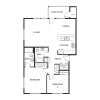 Floor plan: Deschutes Two Bedroom