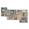 Floor plan: B6