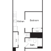 Floor plan: One Bed One Bath - G