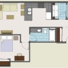 Floor plan: 204 / 304 / 404/ 504