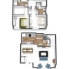 Floor plan: Two Bedroom Townehome