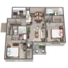 Floor plan: B2A