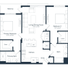 Floor plan: C2- A | 2 Bed | 2 Bath