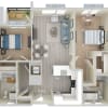 Floor plan: B4-1015-1054