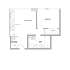 Floor plan: One Bedroom A
