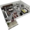 Floor plan: 1 BR Grand Overlook