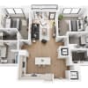 Floor plan: 2BR-3
