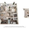 Floor plan: Spruce (With Den)