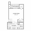 Floor plan: Studio A