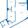 Floor plan: Duo, 1 Bath