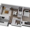 Floor plan: One Bedroom A