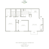 Floor plan: Two Bedroom 950/1010