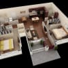 Floor plan: 2x2 B2G
